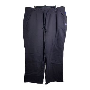 Champion Powerblend Black Sweatpants 4X Women's